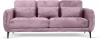 786592 Диван Amsterdam трехместный ОГОГО (арт.786592), (Ткань,Велюр/Фиолетовый)