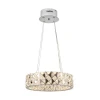 ML.335.400 CR Подвесная люстра светодиодная хрустальная с пультом с регулировкой цветовой температуры Modelux ML.335.400 CR