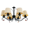 838/6-Argentoscuro Подвесная люстра IDLamp 838 838/6-Argentoscuro