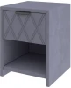 2028064 PROxSON Тумба Side (Ткань: Велюр Casa Благородный серый) 44x45