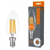 WF-C35-15W4KE14 Светодиодная лампа FILAMENT 15Вт 4000K Е14 Wolta WF-C35-15W4KE14