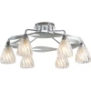 405-06-13CWC chrome + white crack Потолочная люстра N-Light 405 405-06-13CWC chrome + white crack