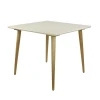 Н1-00130738 Стол обеденный Арника Ронда Мини 90, натуральный/слоновая кость