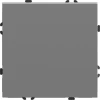 49945 Переключатель одноклавишный (серый) Stekker Эмили 49945