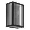 33627 Настенный уличный светильник Eglo Alamonte Smoke 33627 1x40W(E27) IP44 сталь, черный, стекло, черный, прозрачный