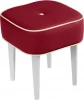 434034 Табурет Handy SQ ОГОГО (арт.434034), (Ткань,Экокожа/Красный)