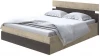 2015777 Без бренда Кровать Milton с подъемным механизмом (ЛДСП Бунратти/Дуб Кантербери) 180x190