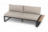 TUL-MLS2-001(HPL OAK) B Mua (beige15052) "Тулон" левый модуль, каркас алюминий, HPL "дуб", черный муар, ткань бежевая 15052 4SIS TUL-MLS2-001(HPL OAK) B Mua (beige15052)