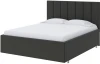 1910528 PROxSON Кровать Modern Large (Ткань: Велюр Forest 520 Темно-серый) 80x200
