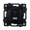 REA-037BK Розетка USB A+C 20W черный Kollinger REA-037BK для Aspekt, Eleganz, Reflex