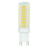 LED-JCD-7W/3000K/G9/CL/SLS Лампа светодиодная, прозрачная, теплый белый свет 3000K Volpe Optima LED-JCD-7W/3000K/G9/CL/SLS