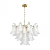 8385/9 Подвесная люстра Lumion Plume 8385/9 золото/белый, металл/стекло E14 9*40W 220V