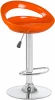 1010-LM DISCO,  цвет сиденья оранжевый, цвет основания хром Стул барный DISCO (оранжевый)