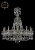 11.21.16.300.XL-95.Br.Sp Подвесная большая люстра Art Classic 11.21 11.21.16.300.XL-95.Br.Sp (220V, хрусталь, на цепи, подсвечник, свеча)