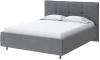 1928314 PROxSON Кровать Lino без основания (Ткань: Велюр Monopoly Британский серый (996)) 90x190