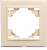 39624 Рамка на 1 пост (слоновая кость) Stekker Эрна 39624