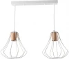 MD.9052-2-P-WH+WOOD Подвесной светильник Imex MD.9052-2-P-WH+WOOD