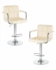 LM-5011-N_CH-M_EL-cream Набор 2 шт стул барный DOBRIN KRUGER ARM (кремовый)