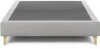 062786 Кровать La Forma (ex Julia Grup) Nikos (Серый/ Дерево) 62786