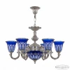 72203P/6/175 Ni P2 U Clear-Blue/H-1I Подвесная люстра Bohemia 7220 72203P/6/175 Ni P2 U Clear-Blue/H-1I