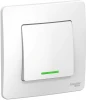 BLNVS006111 Выключатель встраиваемый одноклавишный с подсветкой (белый) Systeme Electric Blanca BLNVS006111