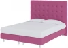 2033231 PROxSON Кровать Madrid Boxspring Lift (Ткань: Рогожка Savana Berry (фиолетовый)) 180x200