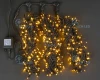 RL-T3*20N2-B/Y Гирлянда светодиодная желтая 8 режимов свечения 24B, 600 LED, провод черный, IP54 RL-T3*20N2-B/Y Rich LED
