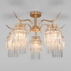 10119/5 золото Потолочная люстра Eurosvet Sevilia 10119/5 золото/прозрачный хрусталь Strotskis