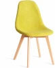 21581 Стул CINDY SOFT (mod. C1021F1-1) / 1 шт. в упаковке (Велюр,Дерево бук /Светло-зеленый)
