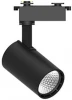 48711 Светодиодный светильник трековый однофазный Feron ONE AL141 48711 10W 4000K черный (220V, круглые, IP40)
