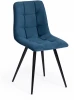 17245 Стул CHILLY (mod. 7095-1) ткань/металл, 45x53х88 см, высота до сиденья 50 синий barkhat 29/черный Tetchair 17245