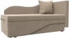 126116 Кушетка Гармония правая (Бежевый/Велюр) Лига Диванов арт.126116