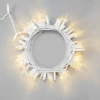 ECO100-8-1WW Гирлянда Нить 10м тепло-белая 24В, 100 LED, провод белый каучук 2,3мм, IP65 Laitcom ECO100-8-1WW