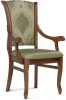 543603 Кресло Woodville Линет soprano nefrit / ромб / миланский орех 543603