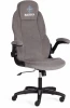 21154 Компьютерное кресло игровое Tetchair BAZUKA (Флок/Серый)