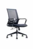 CLG-431 MBN Black Кресло оператора современного дизайна CLG-431 MBN Black