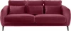 761048 Диван Amsterdam трехместный ОГОГО (арт.761048), (Ткань/Бордовый)