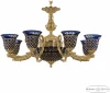 71212P/8/210 G P2 U Amber-Blue/H-1J Подвесная люстра Bohemia Florence 71212P/8/210 G P2 U Amber-Blue/H-1J