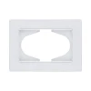 EA120WH Рамка для двойной розетки белый Kollinger Eleganz Acryl EA120WH