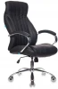 CH-S870/BLACK Кресло руководителя Бюрократ CH-S870 черный искусственная кожа крестовина металл хром