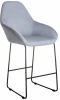 4101198h_Грей_ПБ Стул полубар R-Home Kent Грей/Линк