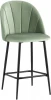 УТ000034611 Стул полубарный Stool Group Логан велюр фисташковый УТ000034611