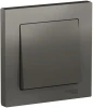 ATN000912 Выключатель встраиваемый одноклавишный (сталь) Systeme Electric AtlasDesign ATN000912