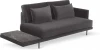 809979 Кушетка Ricadi ОГОГО (арт.809979), (Ткань/Темно-серый,Темно-серый)