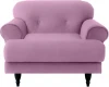 339455 Кресло Italia ОГОГО (арт.339455), (Ткань/Сиреневый)