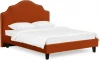 663257 Кровать Queen II Victoria L 1600 ОГОГО (арт.663257), (Ткань/Оранжевый)