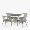 T220CT/Y32-W85 Latte 4Pcs Комплект плетеной мебели Afina Лион-1C T220CT/Y32-W85 Latte 4Pcs (4+1)