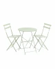 УТ000036325 Комплект стола и двух стульев Бистро светло-зеленый Stool Group УТ000036325