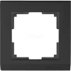 WL04-Frame-01-black Рамка на 1 пост Werkel Stark, черный
