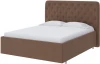 1912058 PROxSON Кровать Classic Large (Ткань: Велюр Forest 514 Светло-коричневый) 140x190